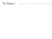 Tablet Screenshot of mei-dahoam.com